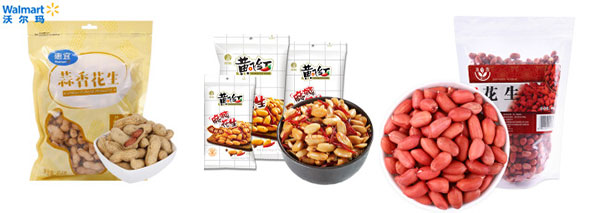 花生米包裝生產(chǎn)流水線，自動化花生米生產(chǎn)流水線設(shè)備 